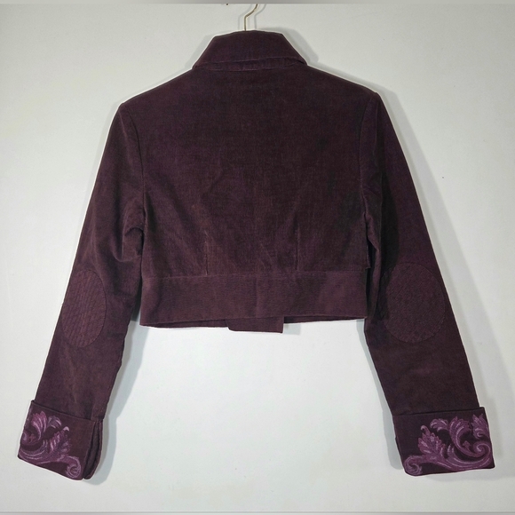 RARE LA FUORI JAPANESE DENIM EMBROIDERED LION LUXURY BOHO JACKET. - Picture 7 of 9